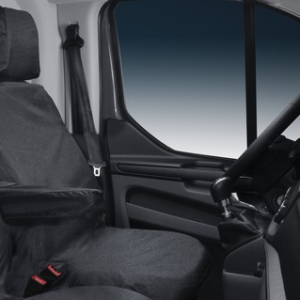 HDD* Sedežna prevleka za voznikov sedež, črna